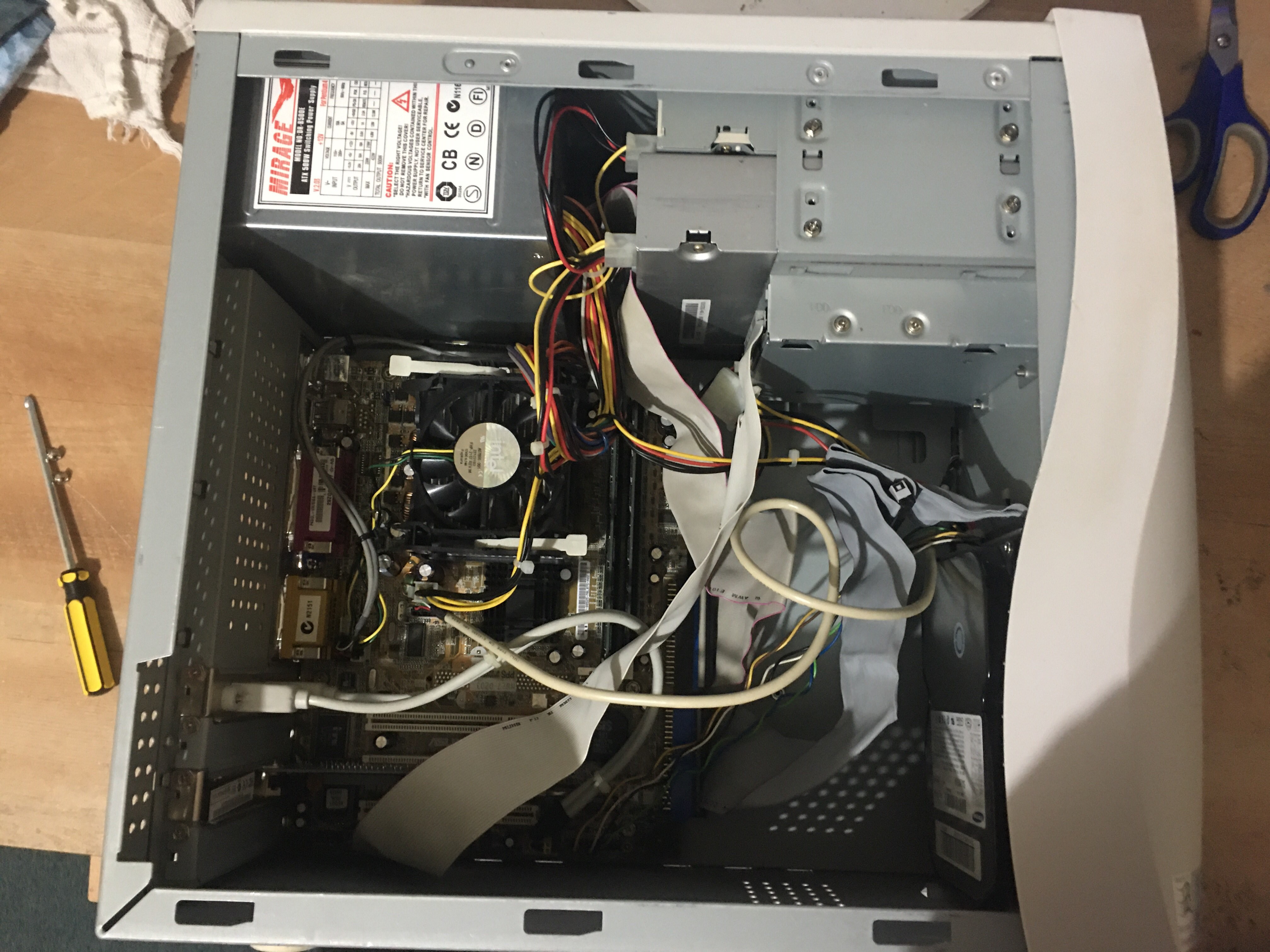 All of the inside.