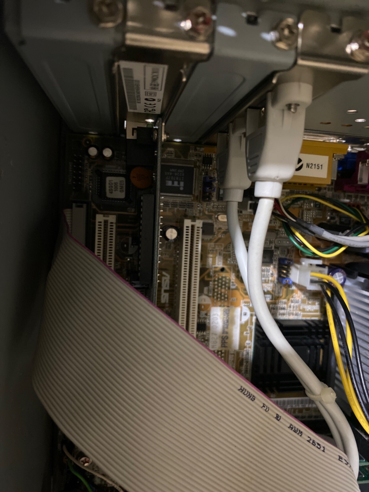 NIC in PCI slot.